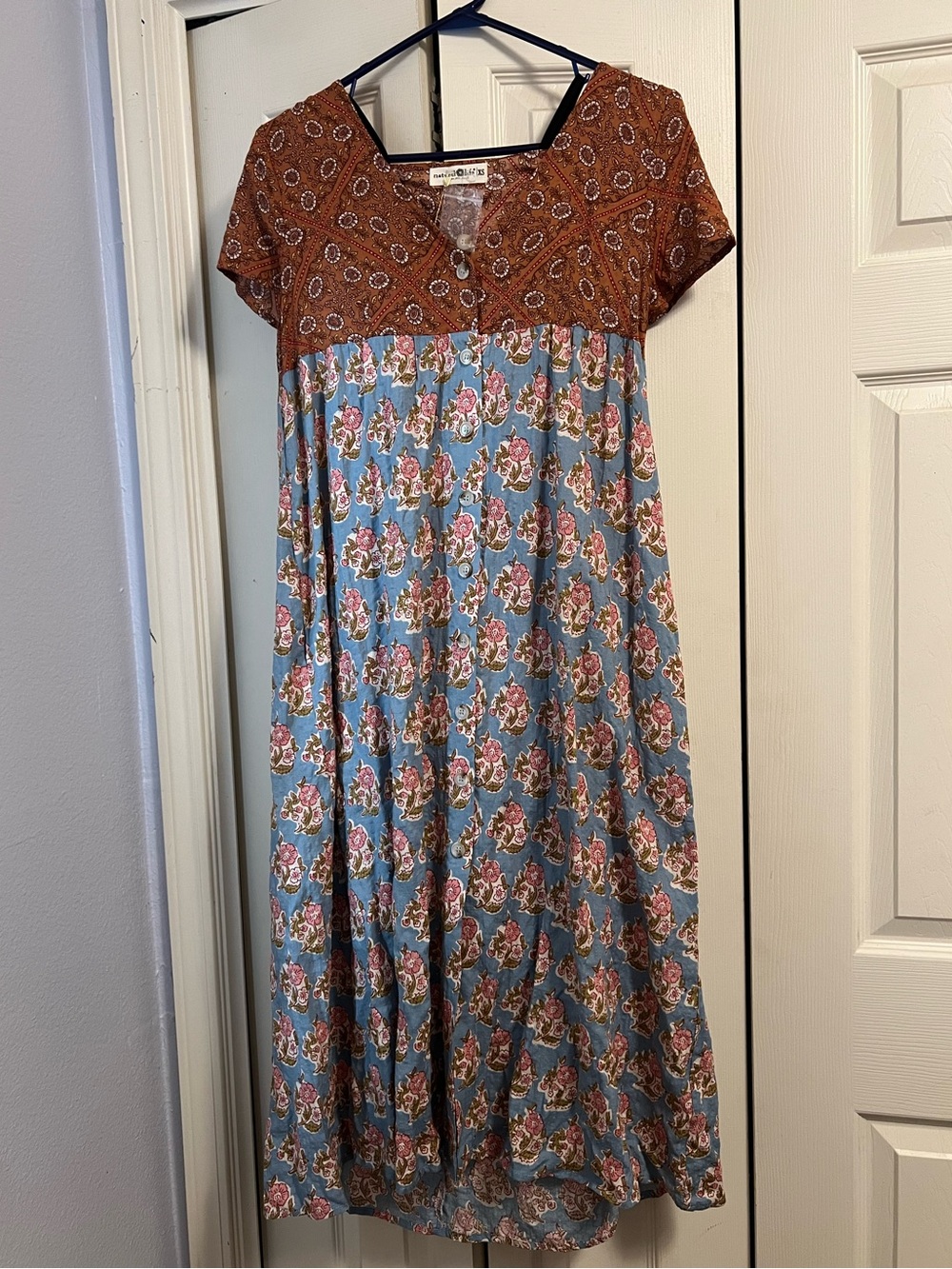 Natural Life Boho Floral Midi Dress